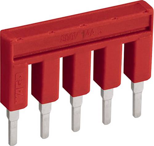 WAGO 2000-405/000-005 Kammbrücker Rot 100St.
