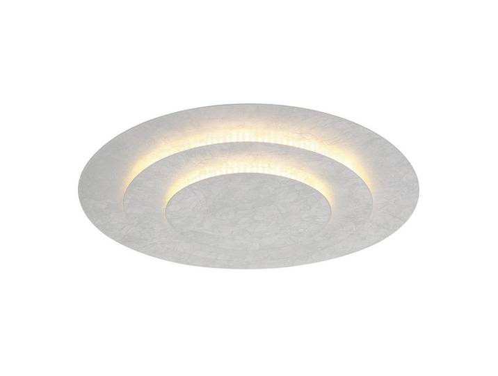 Globo Led-Deckenleuchte Heda, Silberfarben, Metall, rund, 7.5 cm, CE, Lampen & Leuchten, LED Beleuchtung, LED-Deckenleuchten