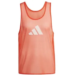 adidas Training BIB Leibchen - rot/weiß - S
