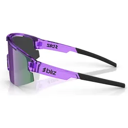 Bliz, Unisex, Sportbrille, Matrix (gelb-violett-transparent, Brown/Purple Multicolor, Smoke), Violett