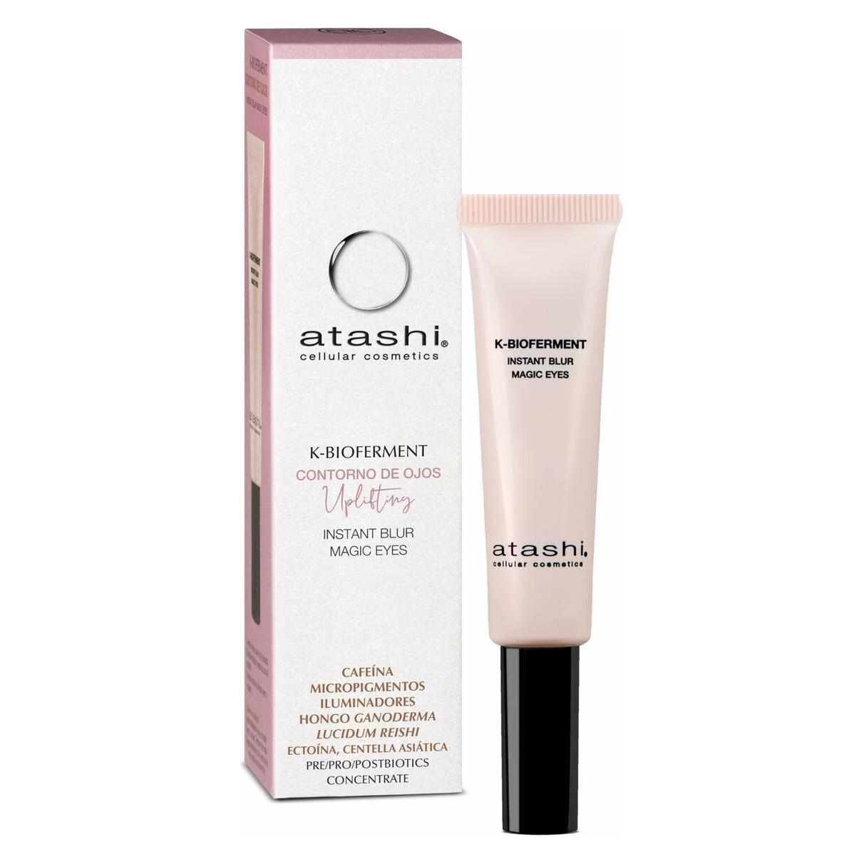 Atashi K-Bioferment Instant Blur Eye Contour Uplifting Magic (Augenpflege Crème, 15 ml, Tag + Nacht) (58828428)