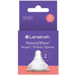 Lansinoh Naturalwave Sauger S 2 St