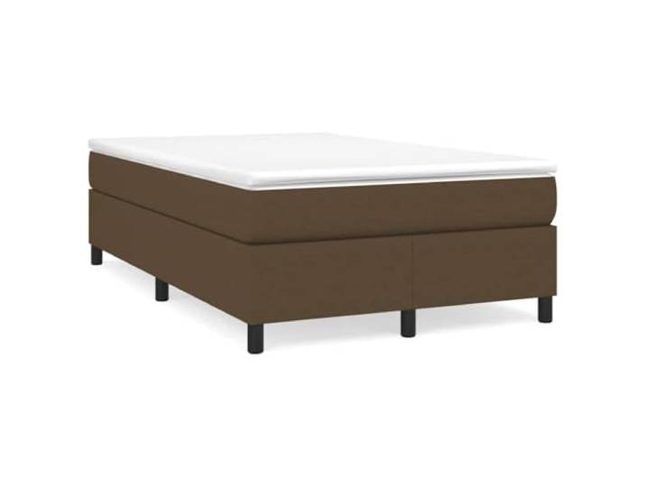 RJPLMFV Lattenrost, 120 x 190 cm, mit Matratze, Stoff, Braun Taschenfedern, mittlere Unterstützung, atmungsaktiv, langlebig, ideal für Rücken und Bauch