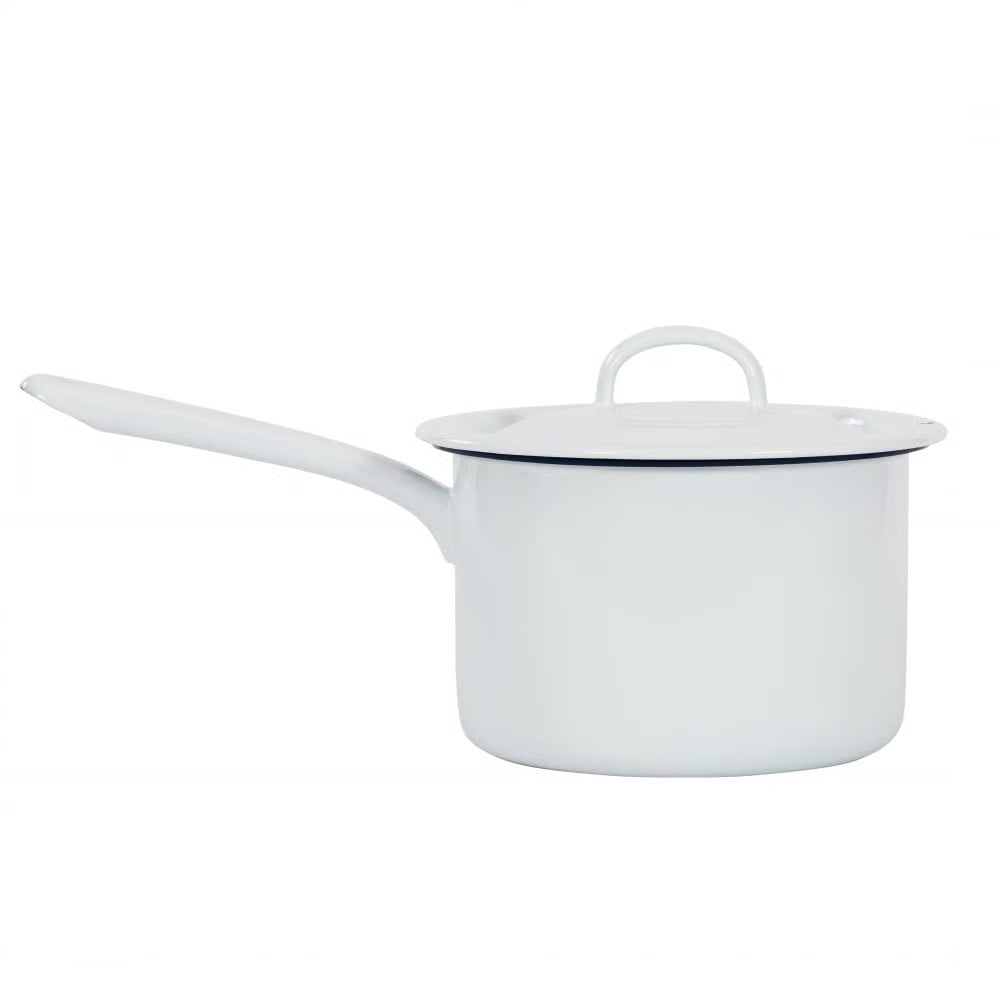 Kockums Jernverk steelpan met lang handvat 2,3 l Kockums White (wit)