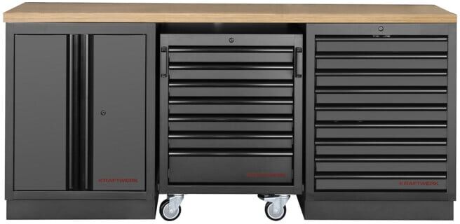 Kraftwerk MOBILIO BLK Set combiné 3 pièces, hêtre (3964K-BLK-26)