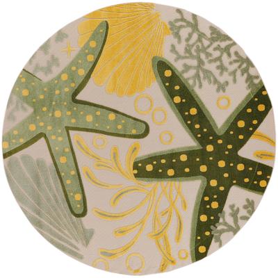Nourison Aloha Coastal Starfish Indoor/Outdoor Area Rug