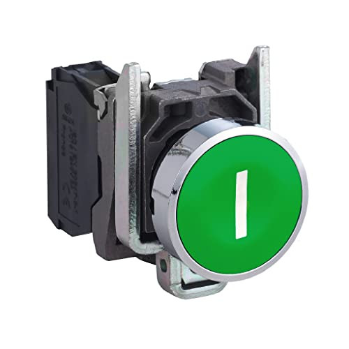 Schneider Electric Harmony XB4 XB4BA3311 Drukknopschakelaar, Groen, 1NO, 22 mm
