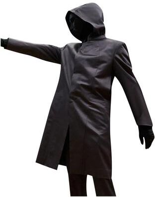 Uplifted Finds Kids Cosplay Costume Black Jumpsuit With Gloves Triangle Round Square Party Outfit s
