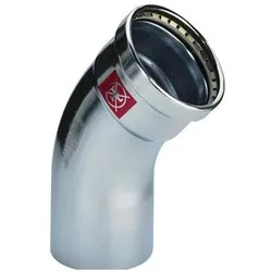 Viega, Rohrverbindungstechnik, Prestabo XL Biegung 45° 88,9 Stahl/verzinkt, 597702