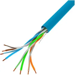 Lanberg LCU5-10CC-0305-B Netzwerkkabel 305 m Cat5e U/UTP (UTP) Blau (U/UTP, CAT5e, 305 m), Netzwerkkabel