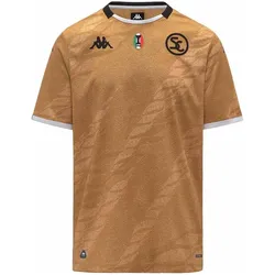 Kappa, Herren, Fussballtrikot, Drittes Trikot Spezia Calcio 2026 (S), Weiss, Schwarz, Gelb, Gold