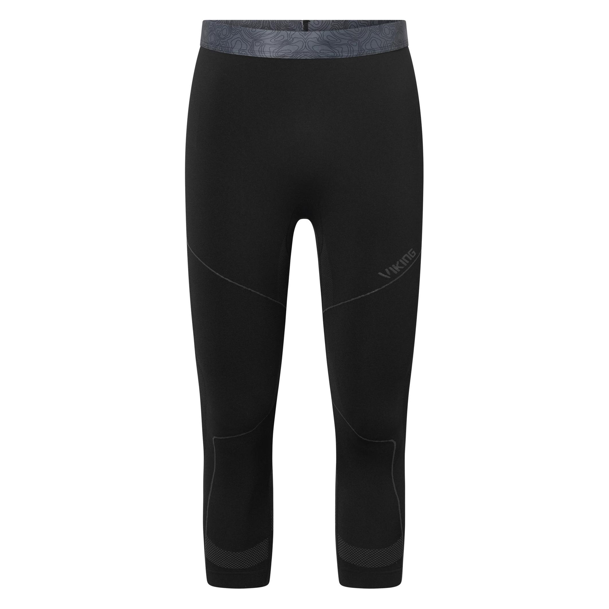 Viking Herrenunterwäsche Gary Pants 3/4 Bamboo schwarz (XL) (500/27/9607/0900)