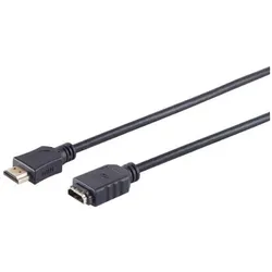 MicroConnect HDMI – HDMI (0.50 m), Videokabel, Schwarz