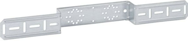 Geberit Plaque de montage compl., avec fixation, galvanisée, pour 2 robinets 10/12 cm (601731001)