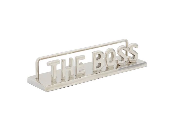 Wörter zum Platzieren THE BOSS Silber