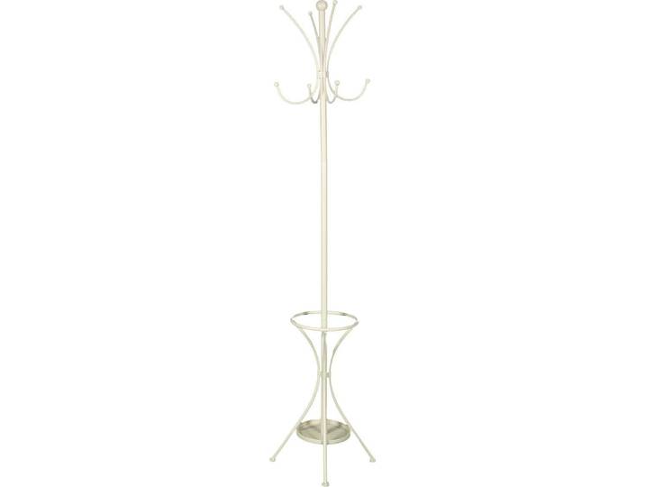 Garderobenständer AMBIENTE HAUS, weiss (weiß), B:41cm H:175cm T:41cm, Metall, Garderobenständer, Garderobenständer