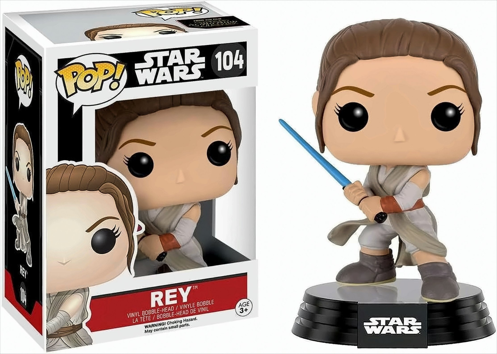 Funko POP! Star Wars Episode VII - Rey (gevechtsstand) #9618