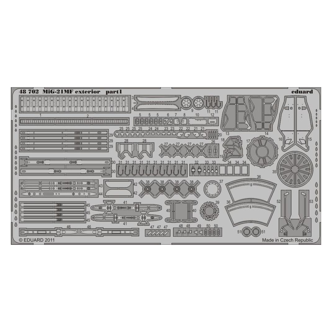 Eduard MiG-21 MF exterior for (48702)