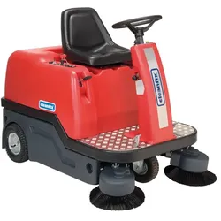 Aufsitzkehrmaschine Cleanfix KS 1100 B kompakte und robuste Kehrmaschine, mit 2 Seitenbesen