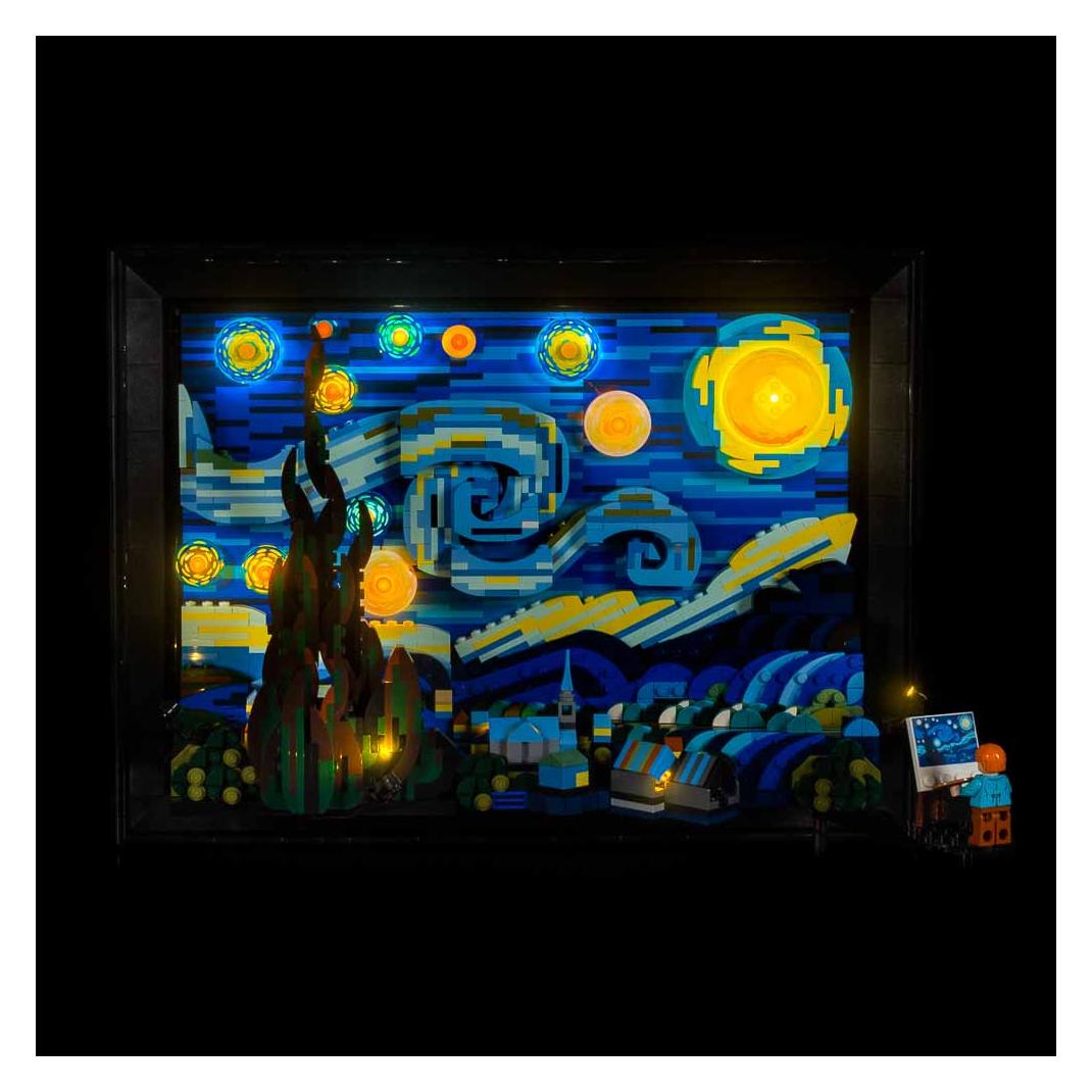 Light my bricks LMB 2.0 LED Licht Set für LEGO 21333 Vincent van Gogh - Sternennacht (21333)
