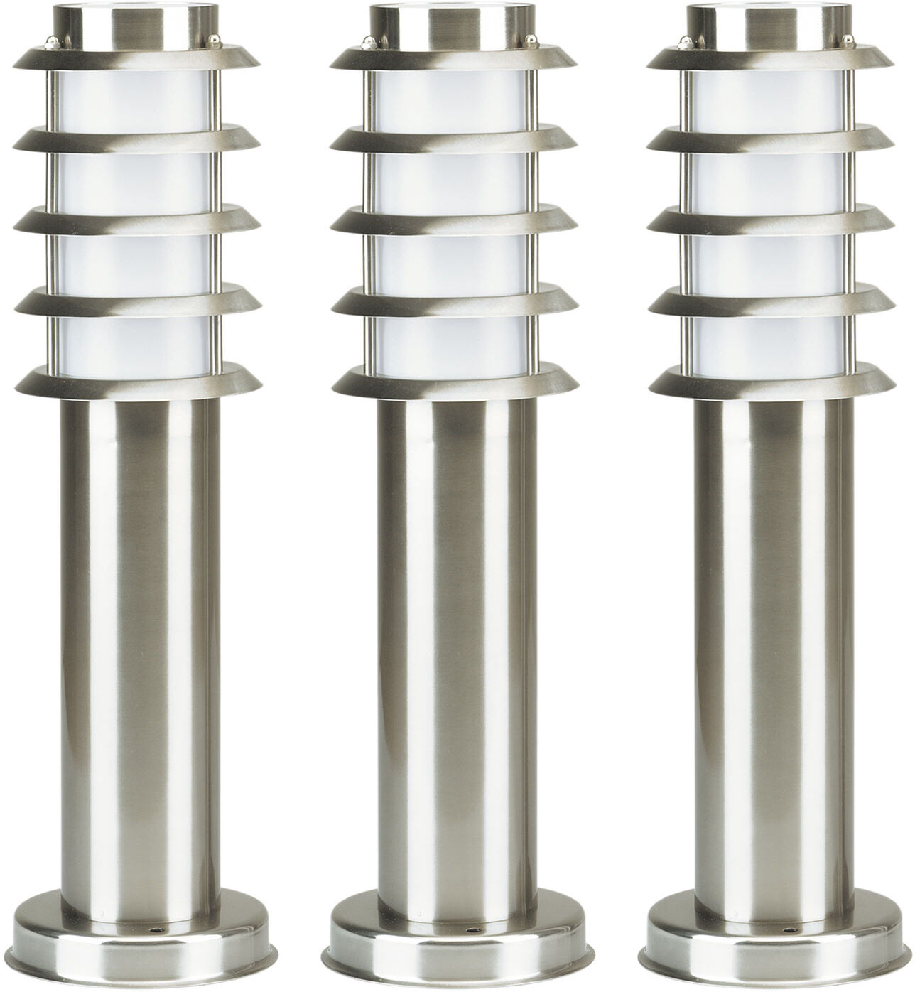 KS Verlichting Soll 3 RVS Tuinlamp set van 3