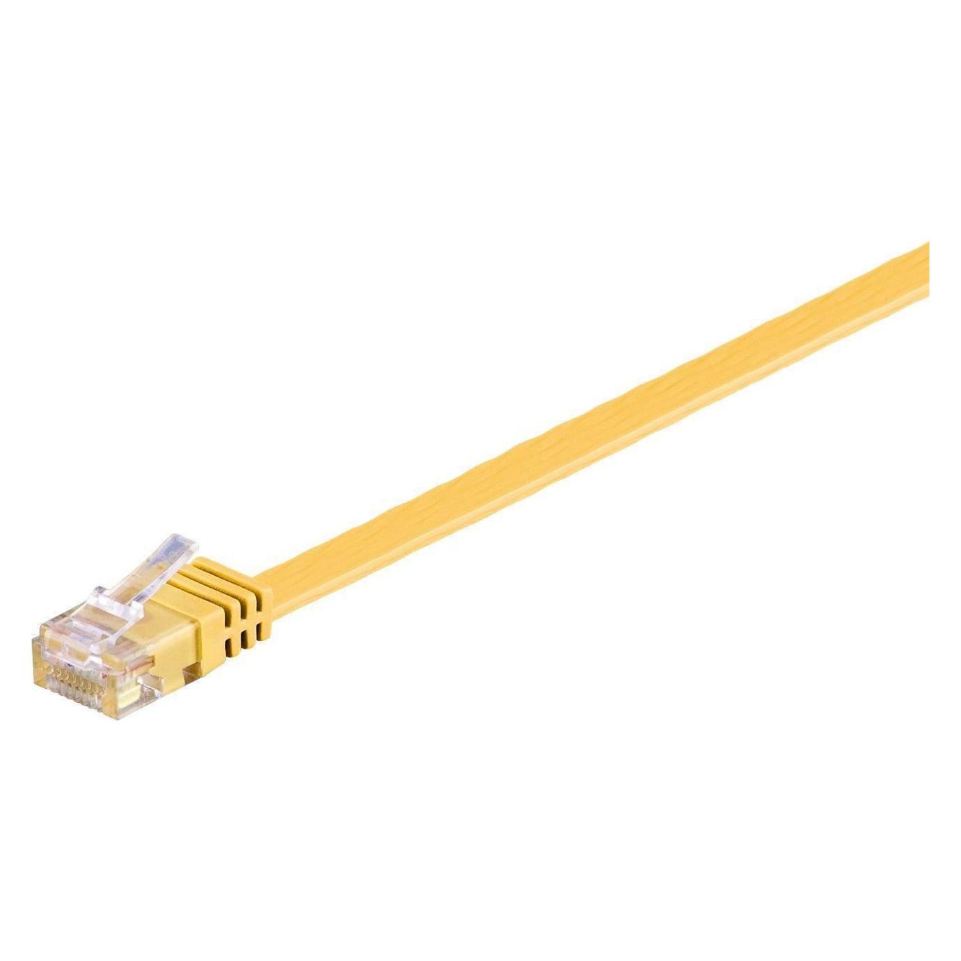MicroConnect V-UTP601Y-FLAT 1m Cat6 U/UTP (UTP) Gelb Netzwerkkabel (U/UTP, CAT6, 1 m) (V-UTP601Y-FLAT)