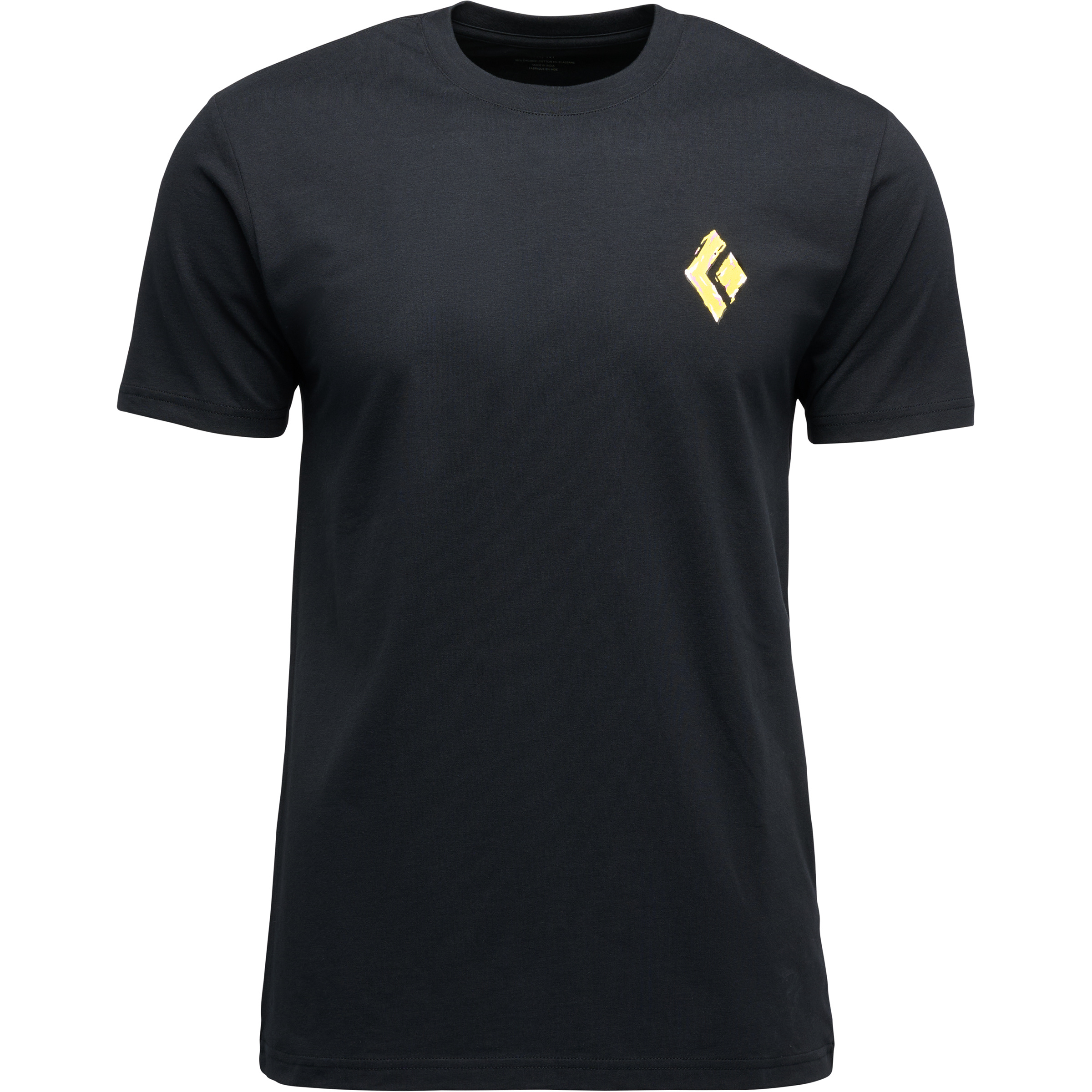 Black Diamond Shredded Herren T-Shirts schwarz Größe S Lifestyle Hautfreundlich