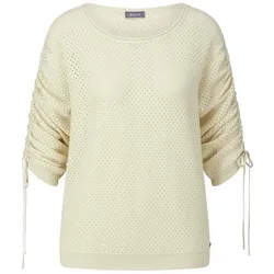 Rundhals-Pullover BASLER beige, 44