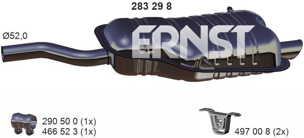 Ernst Endschalldämpfer 283298 Für Bmw