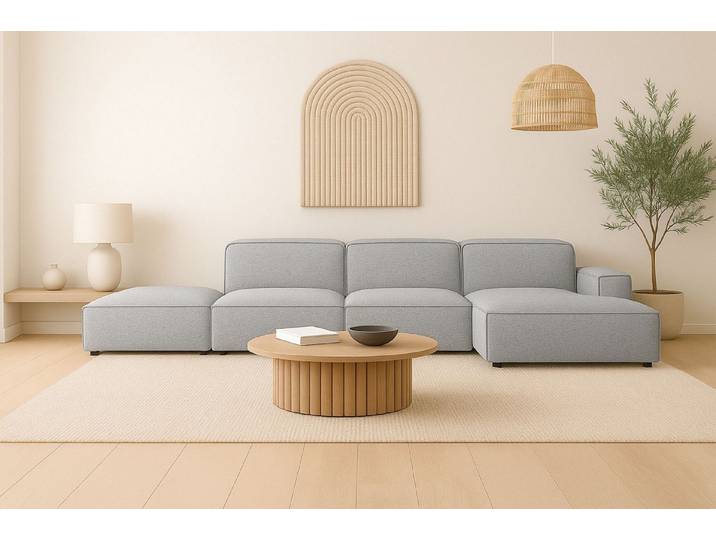 Kaiser Möbel Ecksofa Ecksofa Cursal – modulares L-Sofa mit großzügigem Design, Einzelsofa, L-Form, modulares System, minimalistisches Design