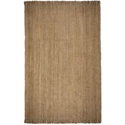 100% Jute-Wendeteppich `Erme` für hohe Beanspruchung. 200x290 cm | Kadima Design