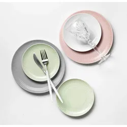 Seltmann Weiden Amina Silbergrau uni Schüssel rund 21,5cm, Schüssel + Schale, Grau