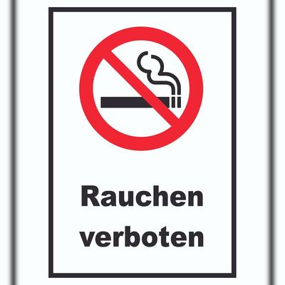 HB-Druck Rauchen verboten Schild A1 (594x841mm)