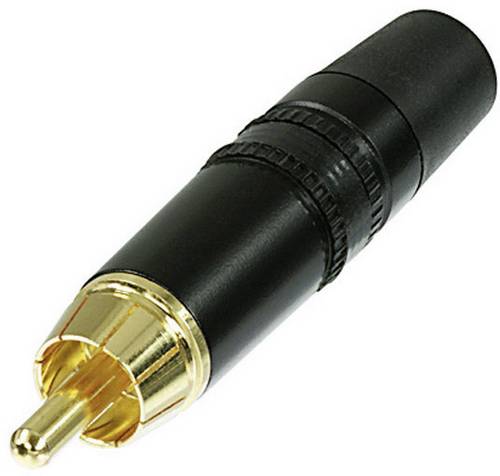 Rean AV NYS373-0 Cinch-Steckverbinder Stecker, gerade Polzahl: 2 Schwarz