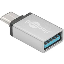 goobay USB-C-Adapter silber