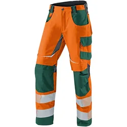 KÜBLER REFLECTIQ Sommerhose PSA 2 warnorange/moosgrün 24K - 2407 8343-3765-24K - warnorange/moosgrün