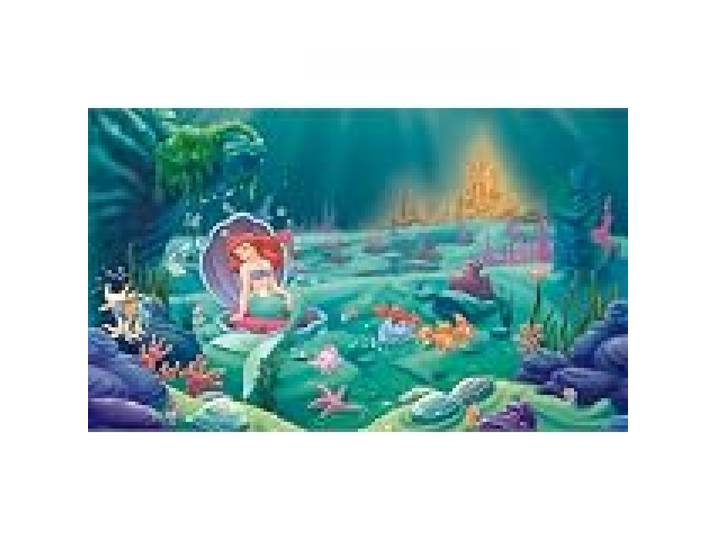 Fresque Murale Adhésive Géante Disney Princesse Ariel la Petite Sirène