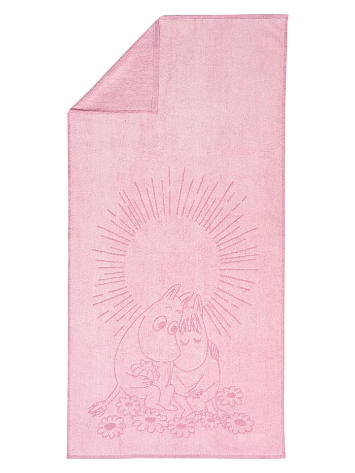 Moomin Duschtuch ''Sweethearts'' in Rosa - (L)140 x (B)70 cm - onesize