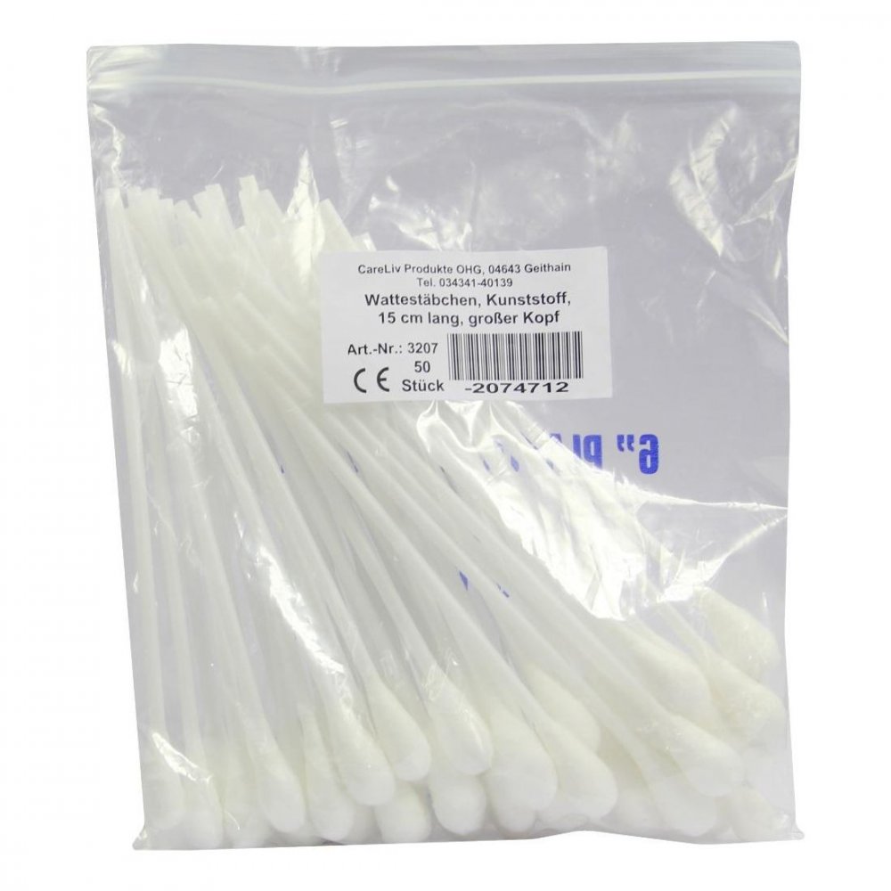 Careliv Produkte OHG Wattestäbchen Kunststoff grosser Kopf 15 cm 02074712