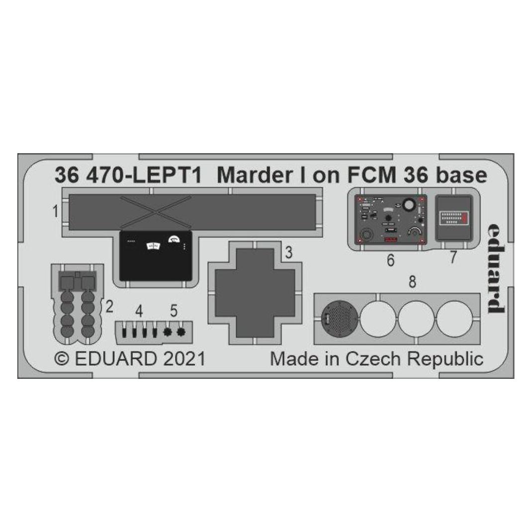 Eduard Marder I on FCM 36 base 1/35 for ICM (36470)