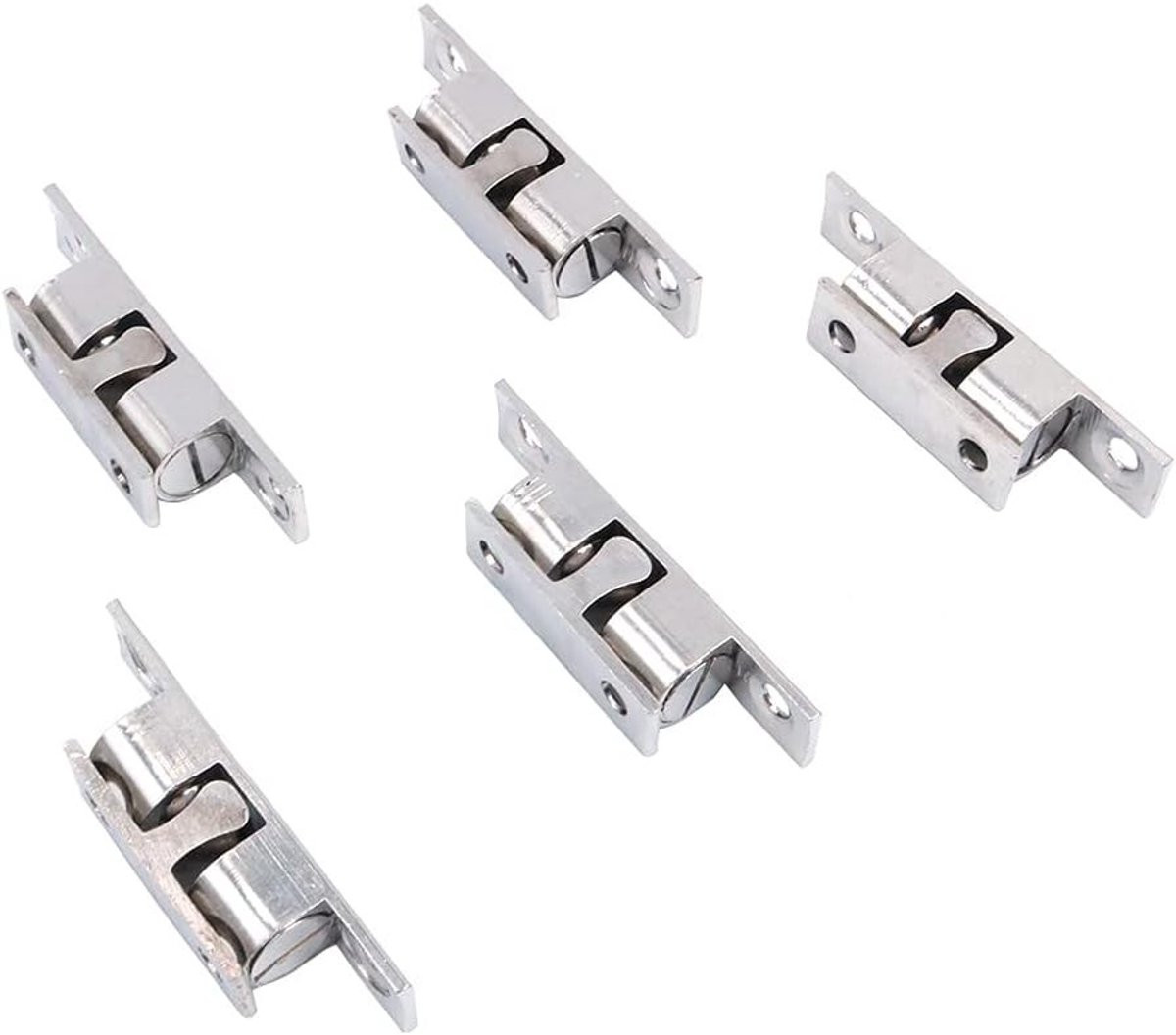 Verstelbare dubbelbal spanner voor kastdeuren - 5 stuks, 40 mm