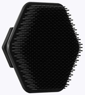 Inspire Select Silicone Facial Cleaning Brush Mini Deep Cleansing Face Scrubber & Exfoliating Massage Brush For Men & Women black