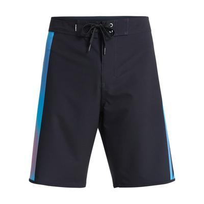 Boardshorts QUIKSILVER "Surfsilk Holmes 20", Herren, Gr. 30S, Normalgrößen, schwarz holmes, Obermaterial: 88% Polyester, 12% Elasthan., Hosen