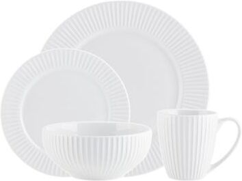 Godinger Inventure 16 Piece Dinnerware Set, Service For 4