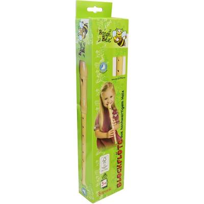 Boogie Bee Blockflöte Holz Barock, 32 cm