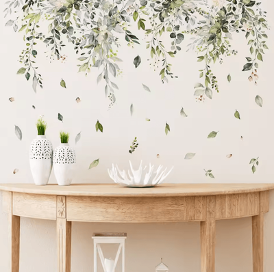 Inspire Curations 3 Piece Chinese Ink Landscape Wall Stickers 1744