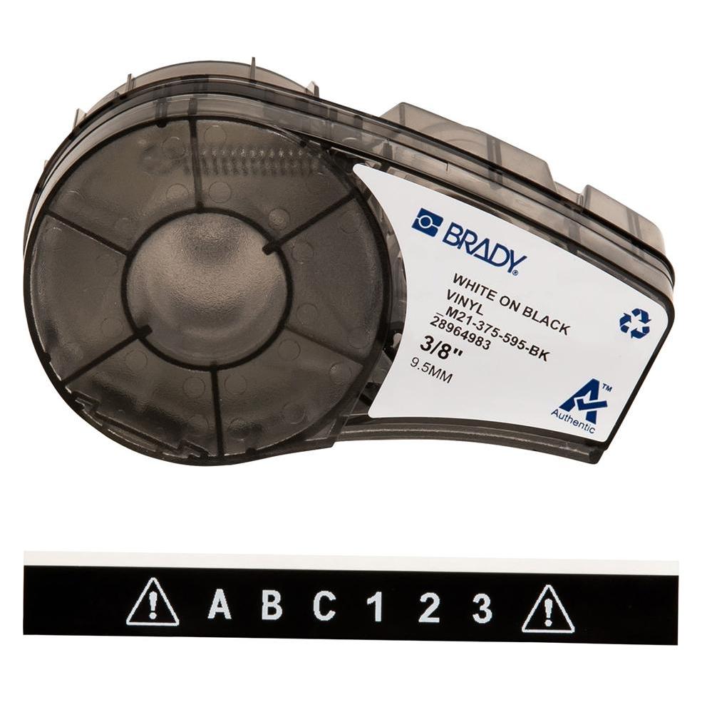 Brady M21-375-595-BK Druckeretikett Schwarz Selbstklebendes Druckeretikett (139741)