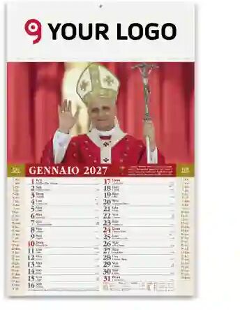 Calendario mensile Papa Leone Personalizzate o neutre