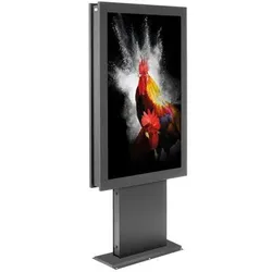 Hagor vis-it® HP Bolt-Down 55" Indoorstele Portrait inkl. Schutzglasscheibe