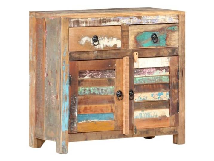 vidaXL Sideboard Kommode Anrichte Schrank Mehrzweckschrank Beistellschrank Standschrank mit Stauraum Wohnzimmer 70x30x68cm Altholz Massiv
